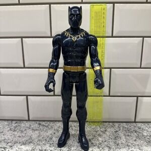 BLACK PANTHER 2015 12" Action Figure Titan Hero Series Hasbro Gold‎ Avengers